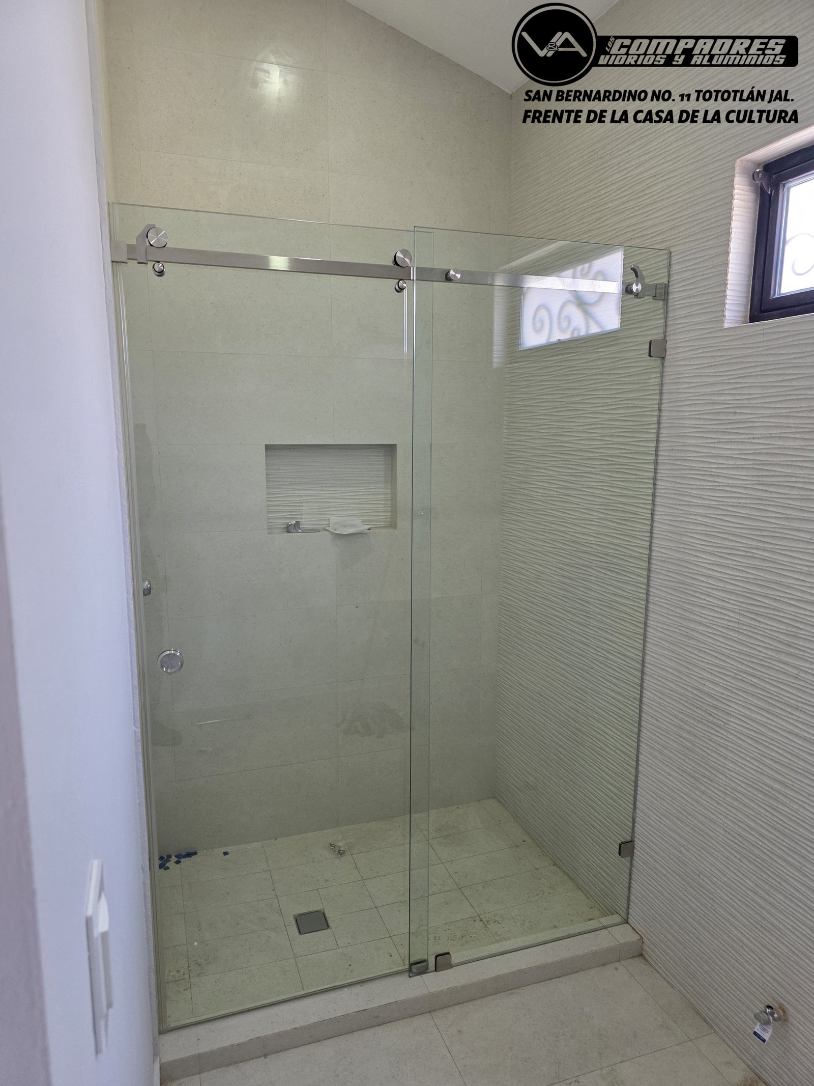 División de baño 9mm bacalar